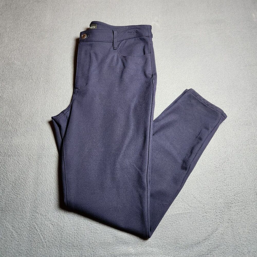 Talbots Women 6 Navy Soho 5 Pocket Mid Rise Jeggings Dress Pants